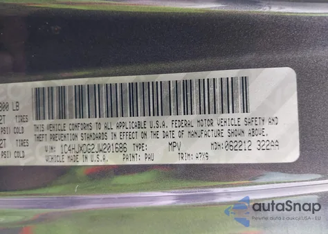 2018 Jeep Wrangler Unlimited Sport 4X4 z USA, uszkodzony, nr VIN 1C4HJXDG2JW201686